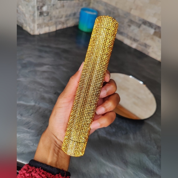 Gold Classy Cigar Case With Humidifier - Picture 4 of 4